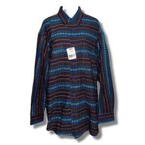 NWT Wrangler Western Button Down Shirt